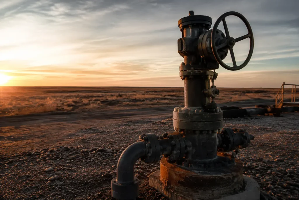 Durable industrial control equipment in an open landscape